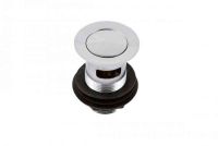Bathroom Basin Waste With Click Clack Plug - Slotted Tail