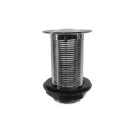 Bathroom Basin Waste With Click Clack Plug - Unslotted Tail
