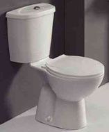 Close Coupled Toilet (Pan, Cistern and Seat)