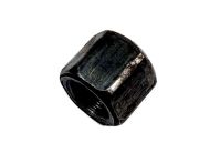 1/4" BSP Black Malleable Iron Blanking Cap / Blank Nut