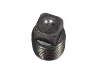 1/4" BSP Black Malleable Iron Blanking Plug