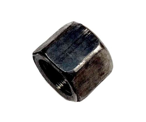 3/8" BSP Black Malleable Iron Blanking Cap / Blank Nut