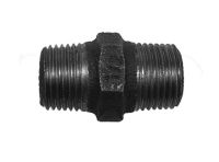 1/2" BSP Black Malleable Iron Hex Nipple