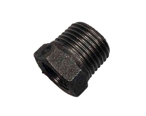 1/2" x 3/8" BSP Black Malleable Iron Reducing Bush