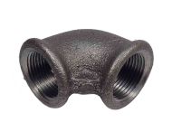 3/4" BSP Black Malleable Iron Female x Female Elbow