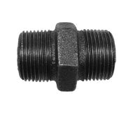 3/4" BSP Black Malleable Iron Hex Nipple