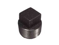 3/4" BSP Black Malleable Iron Blanking Plug