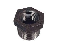 3/4" x 1/2" BSP Black Malleable Iron Reducing Bush