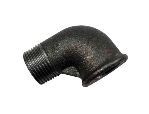 1" BSP Black Malleable Iron Male x Female Elbow