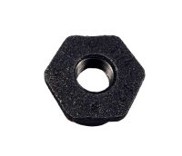 1-1/4" x 1/2" BSP Black Malleable Iron Reducing Bush