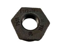 1-1/2" x 3/4" BSP Black Malleable Iron Reducing Bush