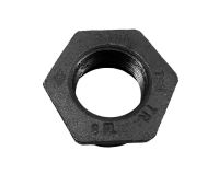 2" x 1-1/4" BSP Black Malleable Iron Reducing Bush