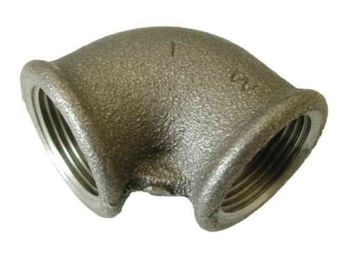 1" BSP Black Malleable Iron Female x Female Elbow