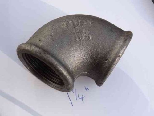 1-1/4" BSP Black Malleable Iron Female x Female Elbow