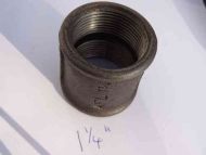 1-1/4" BSP Black Malleable Iron Socket