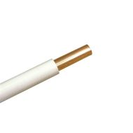 10mm Copper Pipe White Plastic Coated (For Oil) Per Metre