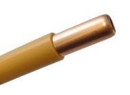 10mm Yellow Plastic Coated Copper Pipe For Gas Per Metre