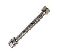 15mm x 1/2" BSP x 150mm Long Flexible Tap Connector