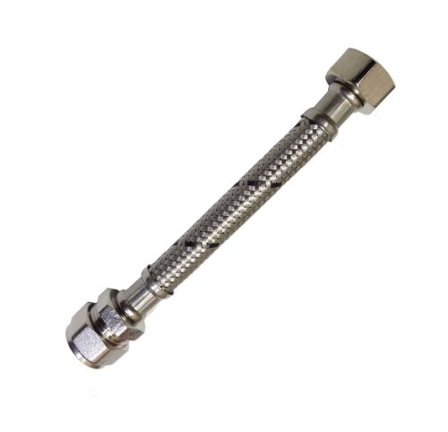 15mm x 1/2" BSP x 150mm Long Flexible Tap Connector