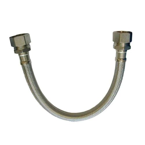 15mm x 15mm Flexible Connector Hose 300mm Long