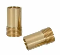 15mm x 3/8" BSP Monobloc Tap Flexible Connector Tail Adaptors (pair)