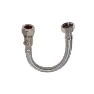 15mm x 1/2" BSP Flexible Tap Connector With Isolation Valve