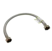1/2" Female x 1/2" Female BSP Flexible Tap Connector Hose 500mm Long