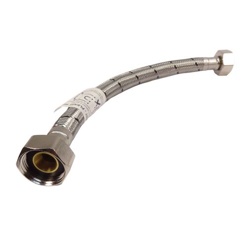 3/4" Female x 3/4" Female BSP Flexible Tap Connector Hose 300mm Long