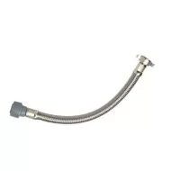 15mm Push-Fit x 1/2" BSP x 300mm Long Flexible Tap Connector