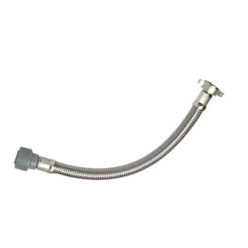 15mm Push-Fit x 1/2" BSP x 300mm Long Flexible Tap Connector