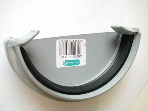 112mm Half Round Gutter External Stop End