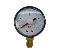 Water Pressure Gauge 1/4" BSP Bottom Connection 4 Bar 