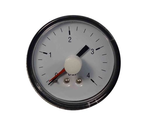 Water Pressure Gauge 1/4" BSP Back Connection 4 Bar