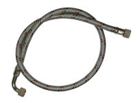 1/4" Female Elbow x 1/4" Female Braided Flexible Oil Line