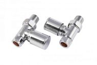 15mm Straight Towel Rail Radiator Valves (Pair)