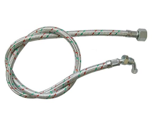 1/4" Male Elbow x 3/8" Female Braided Flexible Oil Line