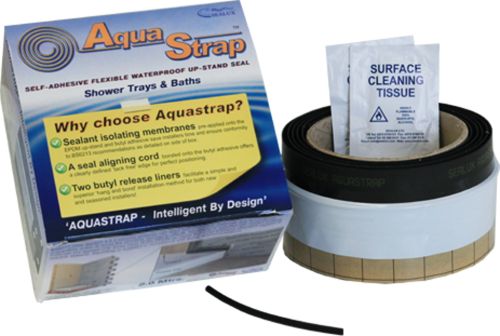 2m Aquastrap Shower Tray Flexible Upstand Seal