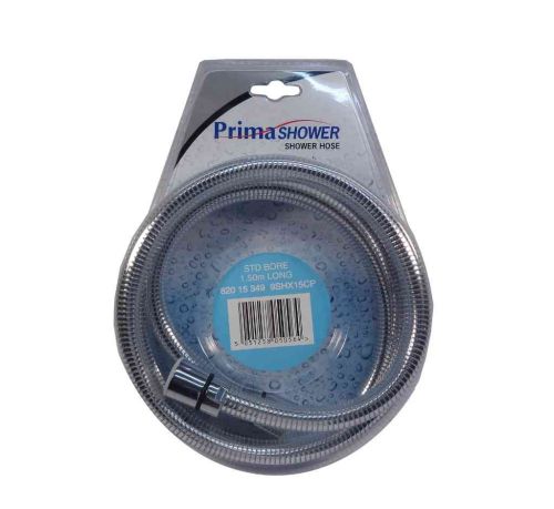 1.25m PVC / Chrome Shower Hose