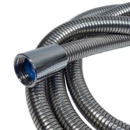 1.25m Chrome Large Bore Shower Hose