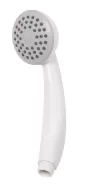 White Single Mode Shower Head Handset