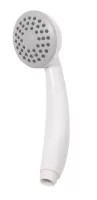White Single Mode Shower Head Handset