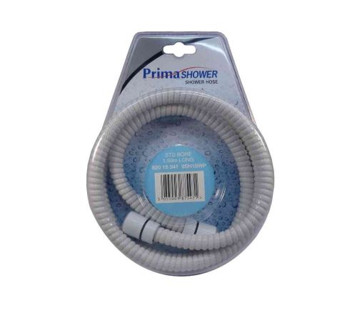 1.5m PVC / White Shower Hose