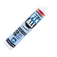 Soudal Fix All Crystal Clear Sealant / Adhesive 290ml