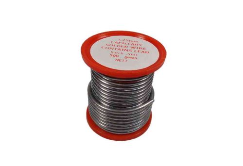 Leaded Plumbing Solder Wire 500g Reel