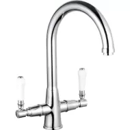 Dual Ceramic Lever Monobloc Kitchen Sink Mixer Tap