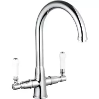 Dual Ceramic Lever Monobloc Kitchen Sink Mixer Tap
