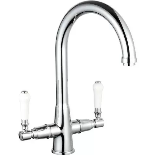 Dual Ceramic Lever Monobloc Kitchen Sink Mixer Tap