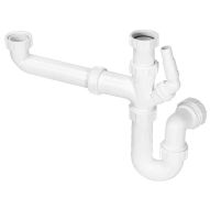 Bowl & Half Kitchen Sink Plumbing Kit McAlpine SK1 (1 Appliance Spigot)