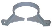 110mm (4") Pipe Clip Grey