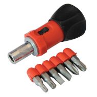 Stubby Ratchet Screwdriver and Bits